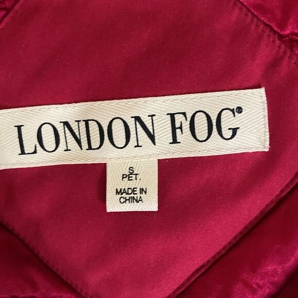 London Fog Little Red Riding Hood Lined Hooded Jacket Size Women’s S - Picture 8 of 12